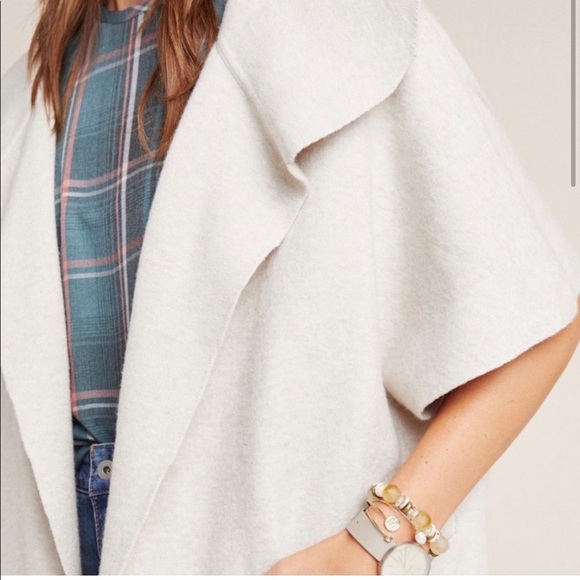 Anthropologie 💫 HP💫 Akemi + Kim Emory  Knit Kimono Wrap One Size - Picture 5 of 12